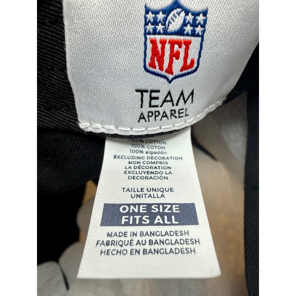 NFL Pittsburgh Steelers Hat Adjustable Cap Black Cream Two Tone Headwear NEW - Picture 6 of 13